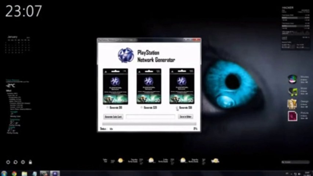 PSN Code Generator January 2014 Download