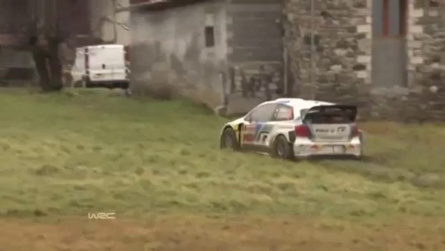 WRC 2014 Monte Carlo Ogier and Ostberg Big Off SS08