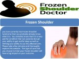 Frozen Shoulder Doctor Cure