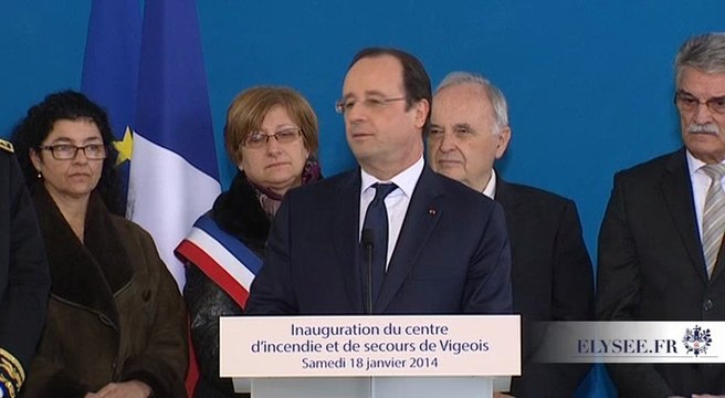 Inauguration du centre d'incendie et de secours de Vigeois