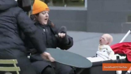 'Devil's Due' Evil Robot Baby Prank Terrifies Unsuspecting People