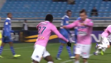 But Clarck NSIKULU (69ème) - ESTAC Troyes - Evian TG FC - (3-1) - 15/01/14