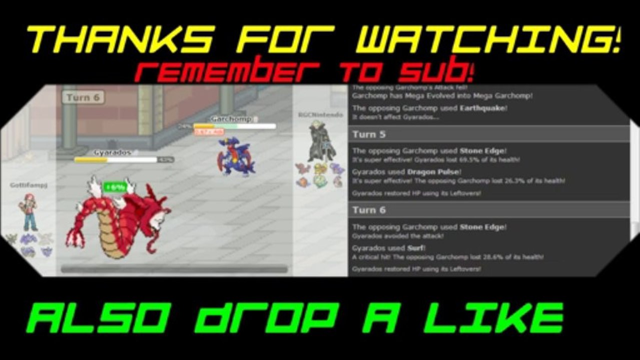 Pokemon Showdown X&Y OU Battles #3 RGCNintendo v.s Gottifampj