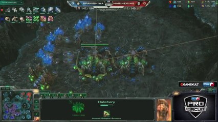 StarCraft II : Wings of Liberty - MLG Raleigh - Spanishiwa vs MKP - Match 1