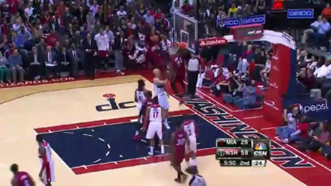 Heat at Wizards - January 15, 2014