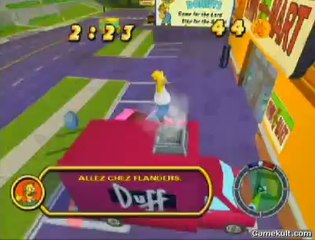 The Simpsons Hit & Run - Homer au volant, mort au tournant