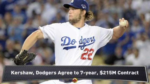 Kershaw, Dodgers Agree to $215M Contract