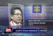 Fiscal supremo Gladys Echaíz confirmó su renuncia al Ministerio Público