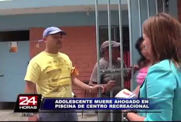 Pachacamac: adolescente de 13 años murió ahogado en una piscina