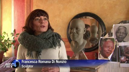 Rome Wax Museum creates Mandela statue