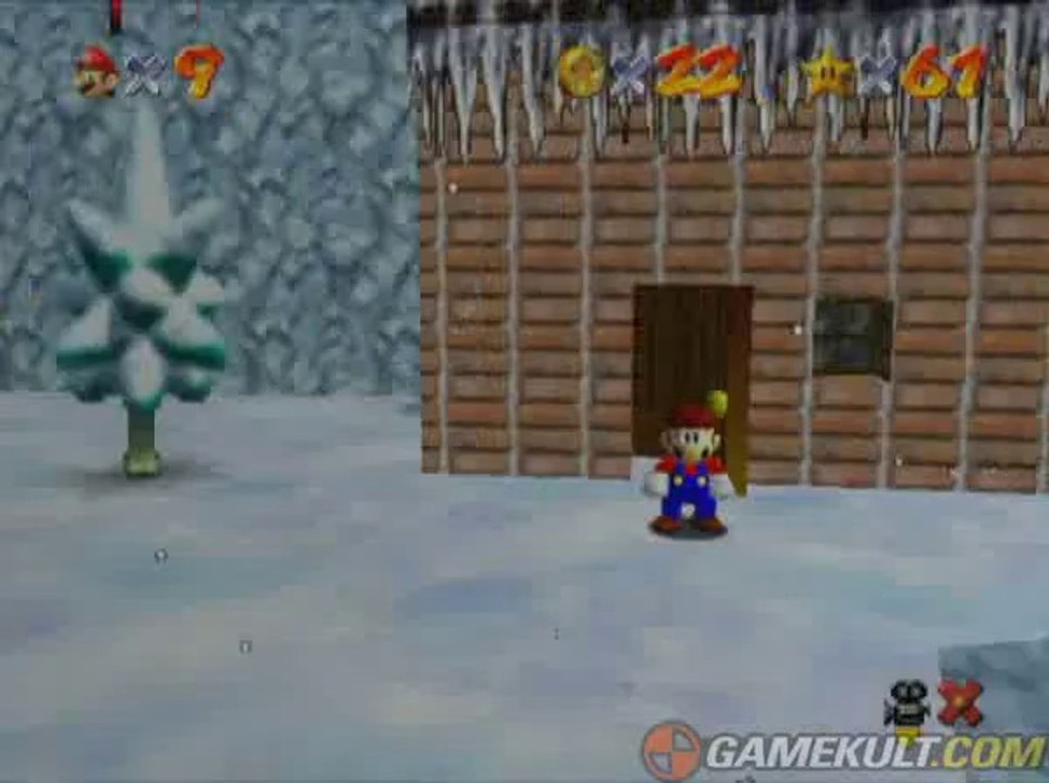 Super Mario 64 - Une bonne glissade