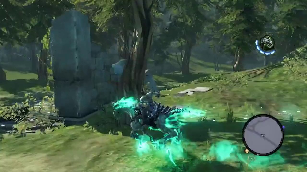 Darksiders II - Il descend de la montagne à cheval