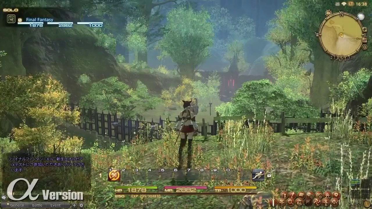 Final Fantasy XIV - The Black Shroud Alpha Gameplay #2
