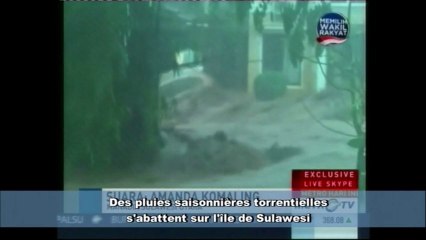 Des inondations ravagent une île indonésienne