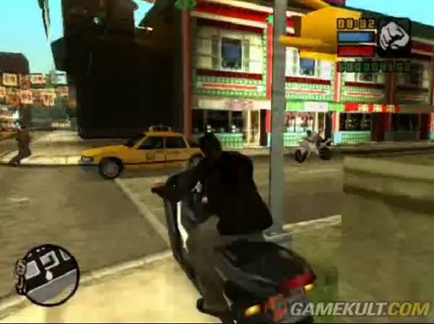 Grand Theft Auto : Liberty City Stories - A moto dans Liberty City