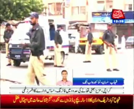 Karachi: Firing near Aziz Bhatti police station, intelligence officer injured