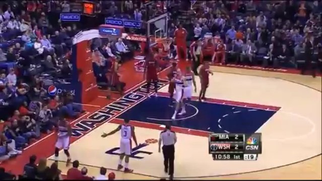 le gros scotch de Nene sur LeBron James