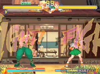 Street Fighter Alpha Anthology - Contre Sakura