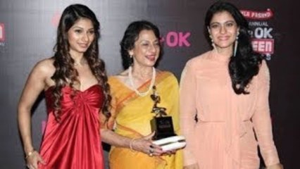Tanuja, Kajol, Tanisha @ Screen Awards 2014 !