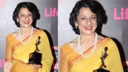 20th Annual Screen Awards 2014 | Tanuja Mujherjee Wins Best Actress (Marathi)