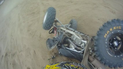 ATV Rolls Over - Quad Wheelie Fail
