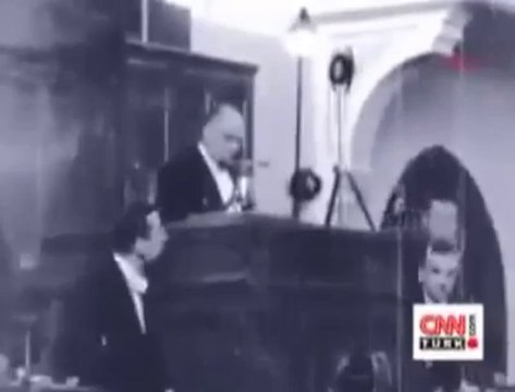 Mustafa Kemal Atatürk'ün gerçek sesi ve net görüntüsü.mp4