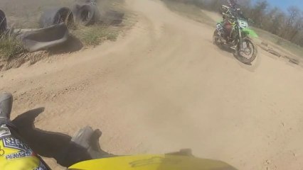 Supercross Dirt Bike Action + CRASH