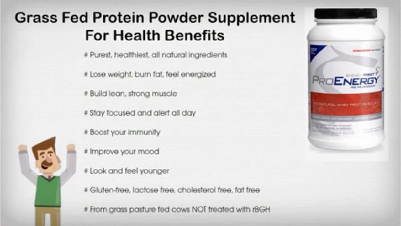 Grass Fed Protein Powder Supplement For Health Benefits