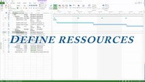 MS Project 2013 : Define and Attribute Your Ressources