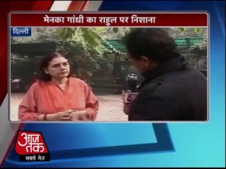 EXCLUSIVE: मेनका गांधी बोलीं- मोदी शेर हैं तो राहुल उनके सामने चिड़िया हैं