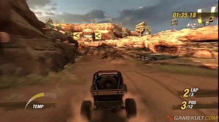 MotorStorm - Embouteillage sur la ligne de départ