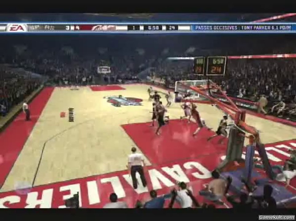 NBA Live 06 - Ginobili au shoot