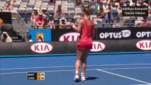 Ivanovic vs Bertens 2014  Australian Open Highlights