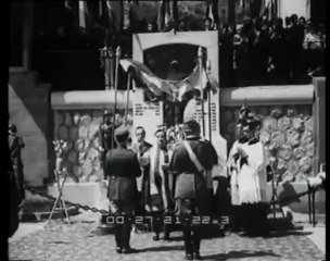 Cerimonia militare presso la caserma Gallardi di Ventimiglia.