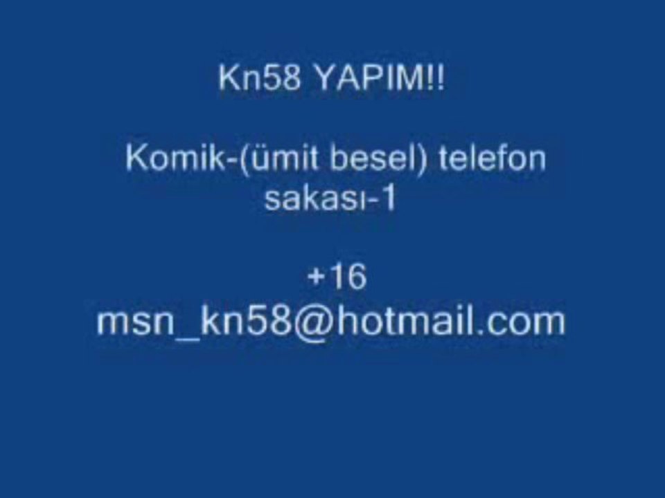 Telefon Sakasi Nassin Gurban cok Komik - komik uz biz