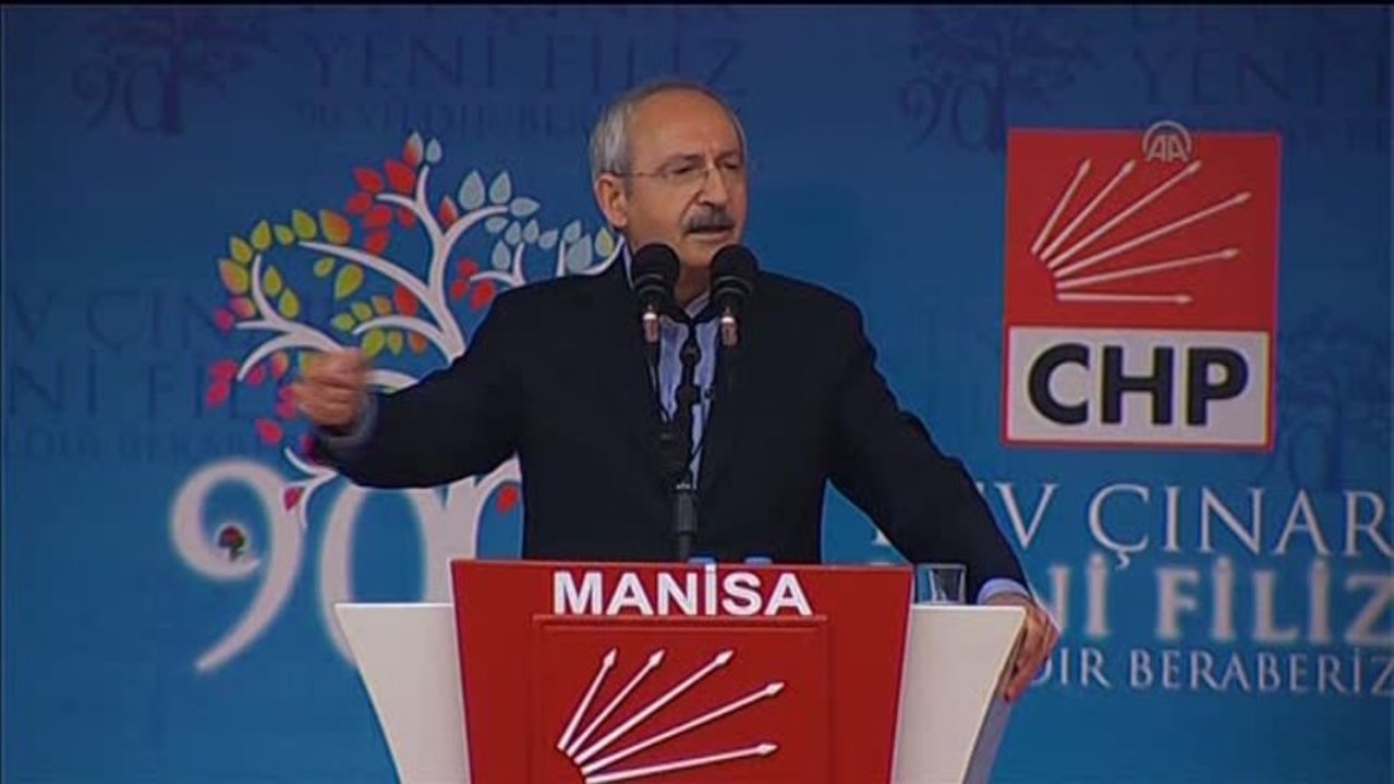 CHP'nin Manisa Mitingi