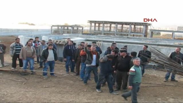 Taşeron İşçi Son Dakika Haberleri! İşçiler İşi Bıraktı, Arıtma Tesisi İnşaatı Durdu - 10 Ocak 2014