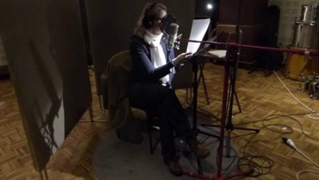 Enregistrement en studio des annonces de la Stib