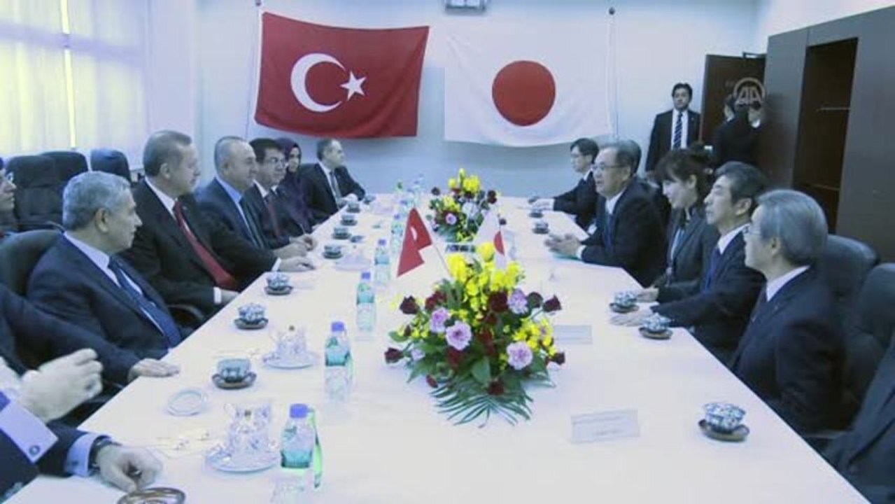 Erdoğan, Mitsubishi Electric Genel Müdürü Kenichiro Yamanishi ile görüştü -