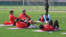 Antalyaspor, ikinci yarı hazırlıklarını sürdürüyor