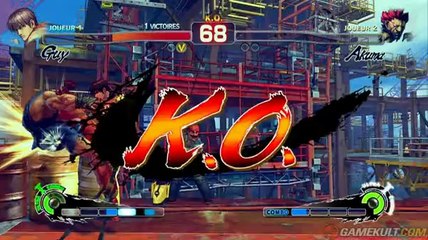 Super Street Fighter IV - Guy dans ses oeuvres