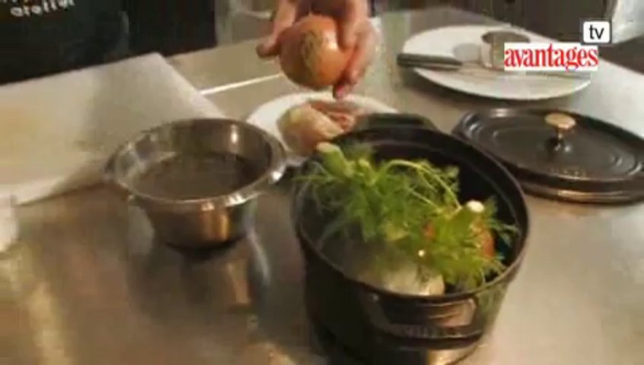 Recette en vidéo : Suprême de volaille au citron et fenouil