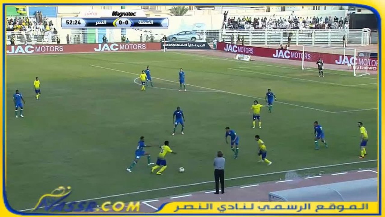 هدف حسن الراهب على الشعلة دوري عبداللطيف جميل