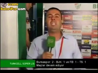Bursaspor Maçını Sunan Spikerin Dramı