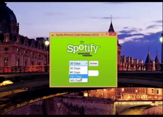 SPOTIFY PREMIUM CODE GENERATOR  January 2014