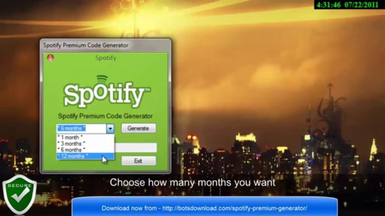 Spotify Premium Code Generator Working 100% Updated  January 2014
