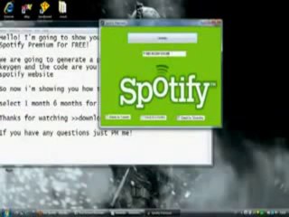 Spotify Premium Code Generator new updates  January 2014
