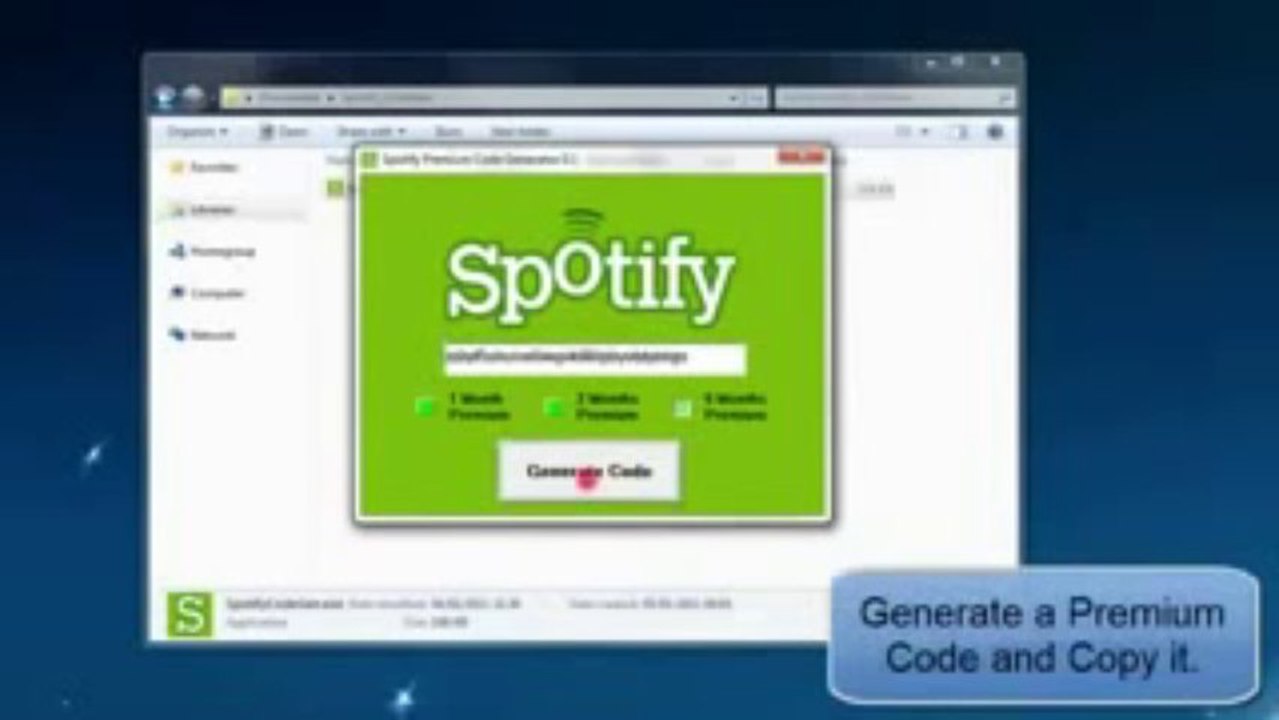 Spotify Premium Code Generator Keygen  January 2014 Download 100%