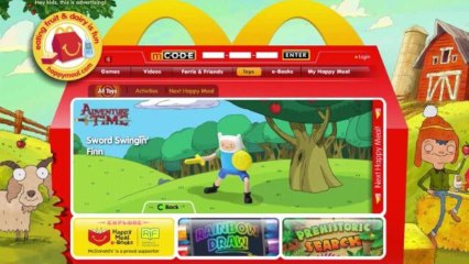 McDonald's Debuts 'Adventure Time' Happy Meal Toys Without Girls