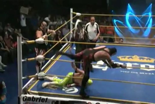 Hombre Bala Jr., Pegasso, Soberano Jr. vs Arkángel de la Muerte, Hooligan, Skándalo
